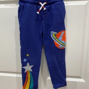 Mini Boden boys’ outer space pant, size 6